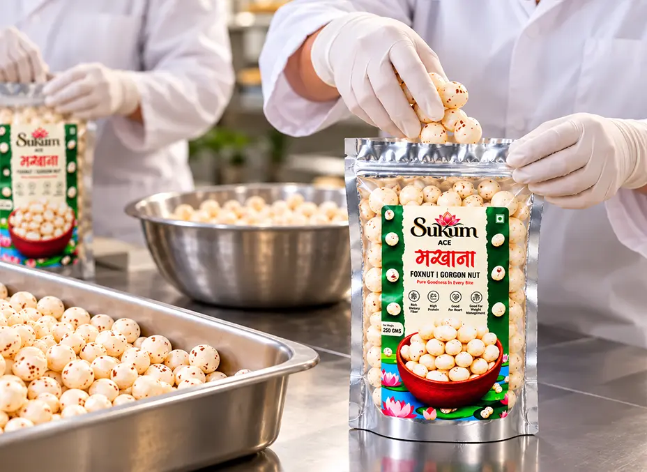Ace Makhana Hygienic Packaging
